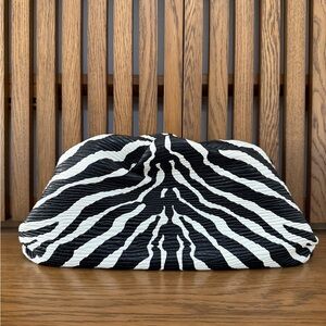 Bottega Veneta Zebra Pouch Clutch